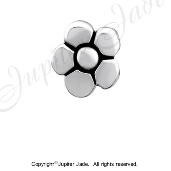 FREE S/H Pugster Flower Bracelet Charm - Fits Pandora charm bracelet - Picture 2 of 2